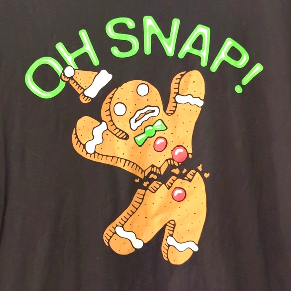 Gingerbread Man OH SNAP! graphic tee - Picture 3 of 6